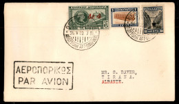 Europa - Grecia - 1932 (26 Maggio) - Salonicco Tirana - Aerogramma Del Volo - Otros & Sin Clasificación