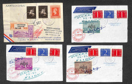 Europa - Olanda - Posta Razzo - 1946 + 1959 - Un Aerogramma Del 1946 + Dieci Aerogrammi E Un Chiudilettera Del 1959 - Sonstige & Ohne Zuordnung