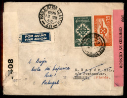 Europa - Portogallo - 1940 (13 Luglio) - Aerogramma Da Lisbona A Dublino Del 6.6.1940 Con Censure - Reso Al Mittente Il  - Autres & Non Classés