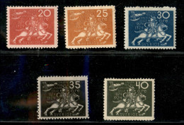 Europa - Svezia - 1924 - UPU - 5 Valori (162w/166w) - Gomma Originale - Other & Unclassified