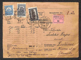 Europa - Ungheria - Lettera Con Denaro Da Tatabanya A Lucenek Del 21.9.1927 - Other & Unclassified