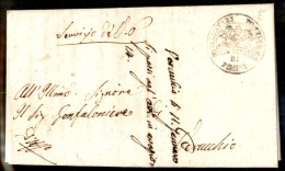 Prefilateliche E Documenti - Italia - Volontari Pontifici Sotto Tenenza Di Rimini - Lettera Per Verucchio Del 10.1.1836 - Other & Unclassified