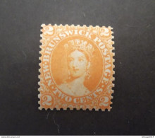 CANADA NEW BRUNSWICK 1860  Value In Cents PERF. 12 1/2 X 12 1/2 NO PERF. 12 !!! MNH - Unused Stamps