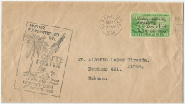 Cuba 1939. FDC First Experimental Rocket Flight. FDC Primer Experimento Del Cohete Postal. SCARCE. - Gebruikt