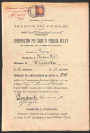 Prefilateliche E Documenti - Italia - 1922 - Documento Completo Di Esproprio Per Pubblica Utilità Per Le Tramvie Del Pol - Sonstige & Ohne Zuordnung