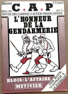 Revue Des Comités D'action Prison Justice CAP Numéro 1 Juillet 1980 Nonneur Gendarmerie état Superbe - Politics