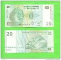 CONGO DR  -  2003 20 Francs UNC  Banknote - République Démocratique Du Congo & Zaïre