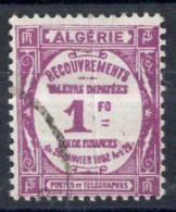 ALGERIE Timbre Taxe N°19 Oblitéré TB Cote 5€00 - Portomarken