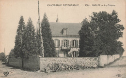 63 - BIOLET - LE CHATEAU - CARTE - TRES BON ETAT - Chateldon