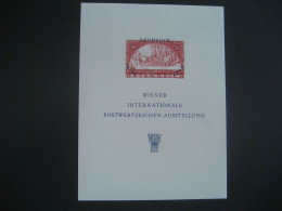 Österreich 1965- WIPA Neudruckblock, Mi. 4 - Probe- Und Nachdrucke