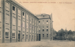 INSTITUT NOTRE DAME AUX EPINES  ==    COUR DU PENSIONNAT      2 SCANS - Eeklo