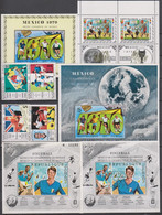 Soccer World Cup 1970 - CHAD - LOT - MNH (200) - 1970 – Mexique