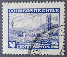 Chili Chile 1962 Volcan Choshuenco Yvert 298 O Used - Volcanos