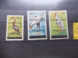 Burundi  Poste Aerienne Pa  190/192/193 Oiseaux Vogels Mnh Neuf ** - Unused Stamps