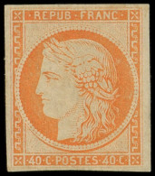 * EMISSION DE 1849 - R5g  40c. Orange, REIMPRESSION, TB. C - 1849-1850 Ceres