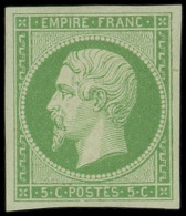 * EMPIRE NON DENTELE - 12a   5c. Vert-jaune, Frais, TB. Br - 1853-1860 Napoléon III