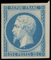 ** EMPIRE NON DENTELE - 14A  20c. Bleu, Petit Bdf, Très Frais, TTB - 1853-1860 Napoleon III