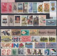 SALE !! 50 % OFF !! ⁕ USA 1956 - 1991 ⁕ Nice Collection / Lot Of 45 MNH Stamps ⁕ See All Scan - Collezioni & Lotti