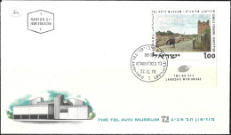 Israel 1970 FDC Camille Pissarro Art The Tel Aviv Museum [ILT216] - Museums