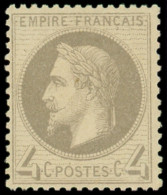 * EMPIRE LAURE - 27A   4c. Gris, T I, Infime Ch., TTB. C - 1863-1870 Napoleon III With Laurels