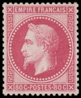 * EMPIRE LAURE - 32   80c. Rose, Centrage Parfait, Frais, Superbe - 1863-1870 Napoleon III With Laurels