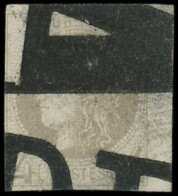 EMISSION DE BORDEAUX - 41B   4c. Gris, R II, Obl. TYPO, Bdf, TTB. C - 1870 Bordeaux Printing