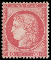 * CERES DENTELE - 57   80c. Rose, Très Petite Ch., TB - 1871-1875 Cérès