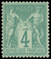 ** TYPE SAGE - 63    4c. Vert, Frais Et TTB - 1876-1878 Sage (Typ I)