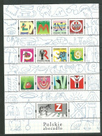 POLAND MNH ** 4020-4032 ALPHABET - Unused Stamps