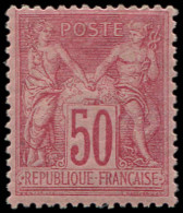 * TYPE SAGE - 98   50c. Rose, TB - 1876-1898 Sage (Type II)