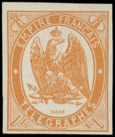 * TELEGRAPHE - Télégraphe 3 : 1f. Orange, Frais Et TB - Telegraphie Und Telefon