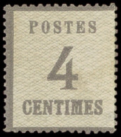 * ALSACE-LORRAINE - 3    4c. Gris-lilas, TB. C - Other & Unclassified