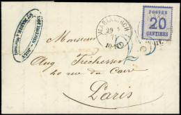 Let ALSACE-LORRAINE - 6   20c. Bleu, Obl. Càd MARIAKIRCH 29/9/71, Arr. PARIS 30/9, Taxe 25 DT, TTB - Cartas & Documentos