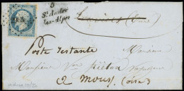 Let OBLITERATIONS PAR DEPARTEMENTS - 5/BASSES ALPES N°14A Obl. PC 2983 S. LSC, Cursive 5/ST ANDRE-/LES-ALPES, 1855, TB - 1849-1876: Periodo Clásico