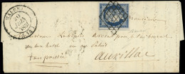 Let OBLITERATIONS PAR DEPARTEMENTS - 14/CANTAL N°4a Obl. GRILLE S. LAC, Càd T14 MAURS 20/6/51, TB - 1849-1876: Période Classique