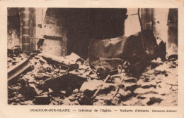 FRANCE - Oradour Sur Glane - Interieur De L'eglise - Voitures D'enfants - Carte Postale Ancienne - Oradour Sur Glane