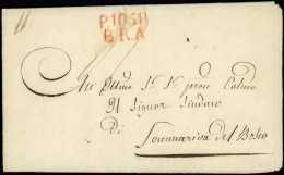 Let DEPARTEMENTS CONQUIS -  105/Stura MP Rouge P.105.P/BRA Sur LAC, TB - 1792-1815 : Departamentos Conquistados