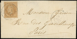 Let La Commune De Paris - Commune De Paris N°28B Obl. Càd T1327 RC PARIS RC 8/4/71 S. LSC Locale, Ind. 31, Superbe - Guerre De 1870