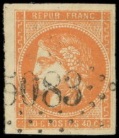 BUREAUX FRANCAIS A L'ETRANGER - N°48 Obl. GC 5083 De CONSTANTINOPLE, Frappe Superbe - 1849-1876: Période Classique