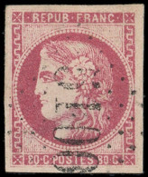BUREAUX FRANCAIS A L'ETRANGER - N°49 Obl. GC 5100 De TREBIZONDE, Pelurages, Frappe TB - 1849-1876: Periodo Clásico