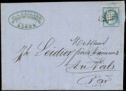 Let LETTRES ET OBLITERATIONS D'ALGERIE - N°60A Obl. GC 5040 De MAISON CARREE Sur LAC, Càd ALGER/BAT A VAP 14/5/75, TB - 1849-1876: Classic Period