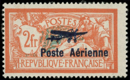 ** POSTE AERIENNE - 1   2f. Orange Et Vert-bleu, TB. S - 1927-1959 Ungebraucht