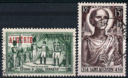 ALGERIE Timbres-poste N°315 & 318 Oblitérés TB Cote 3€00 - Gebraucht