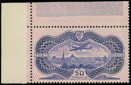 ** POSTE AERIENNE - 15  50f. Burelage Rose, Cdf, TB - 1927-1959 Nuevos