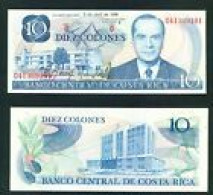 COSTA RICA  -  1986 10 Colones UNC  Banknote - Costa Rica