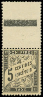 ** TAXE - 14   5c. Noir, Bdf, TB. C - 1859-1959 Neufs