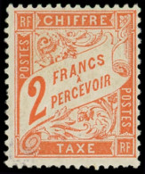 * TAXE - 41   2f. Rouge-orange, TB. Br - 1859-1959 Mint/hinged