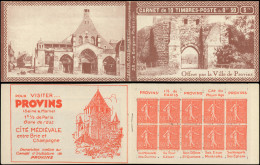 CARNETS (N° Yvert) - 199-C19   Semeuse Lignée, 50c. Rouge, N°199e, T IIB, 10 T., PROVINS, TB - Autres & Non Classés