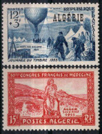 ALGERIE Timbres-postes N°325* & 326* Neufs Charnières TB Cote 3€75 - Neufs