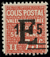 ** COLIS POSTAUX  (N° Et Cote Maury) - 155D  1f15 Sur 75c. Rouge, Surcharge E, NON EMIS, Yvert N°186D, TB - Nuovi